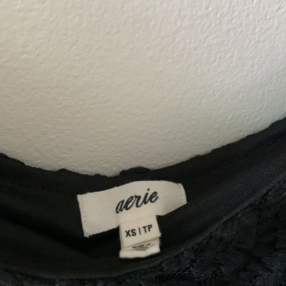 LAST CHANCE Aerie Black Lace Dress XS - Picture 5 of 5